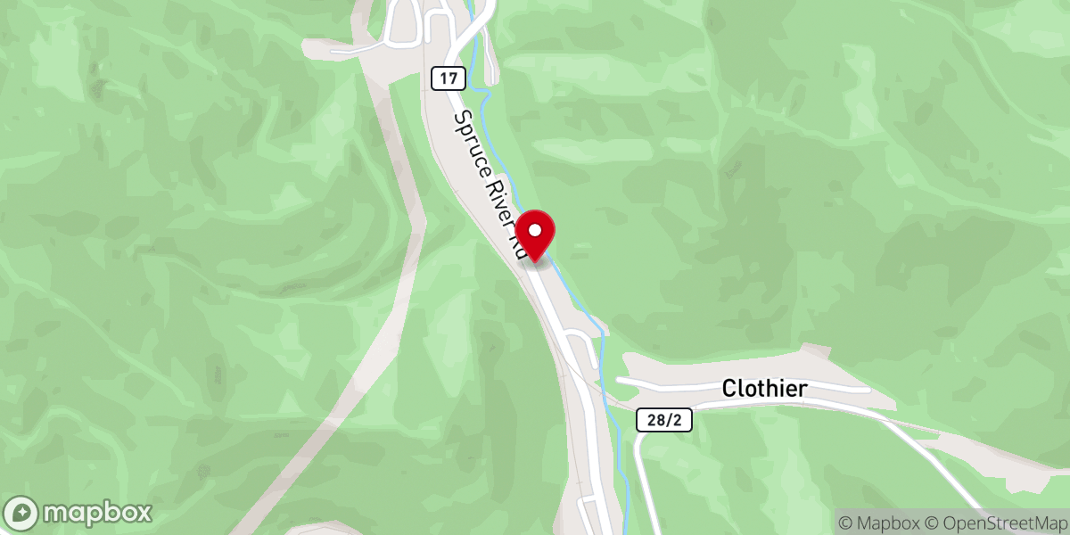 Map showing location of Little General Store