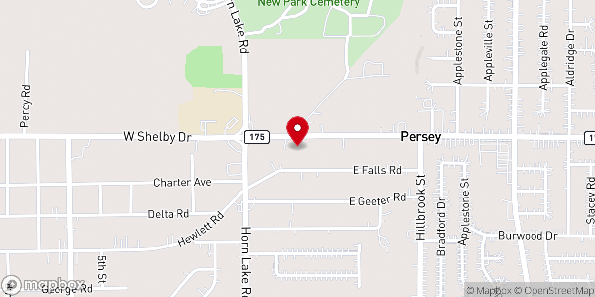 Map showing location of Saint Matthews Temple of Deliverance