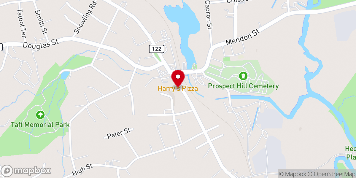 Map showing location of Taft Memorial Methodist Church