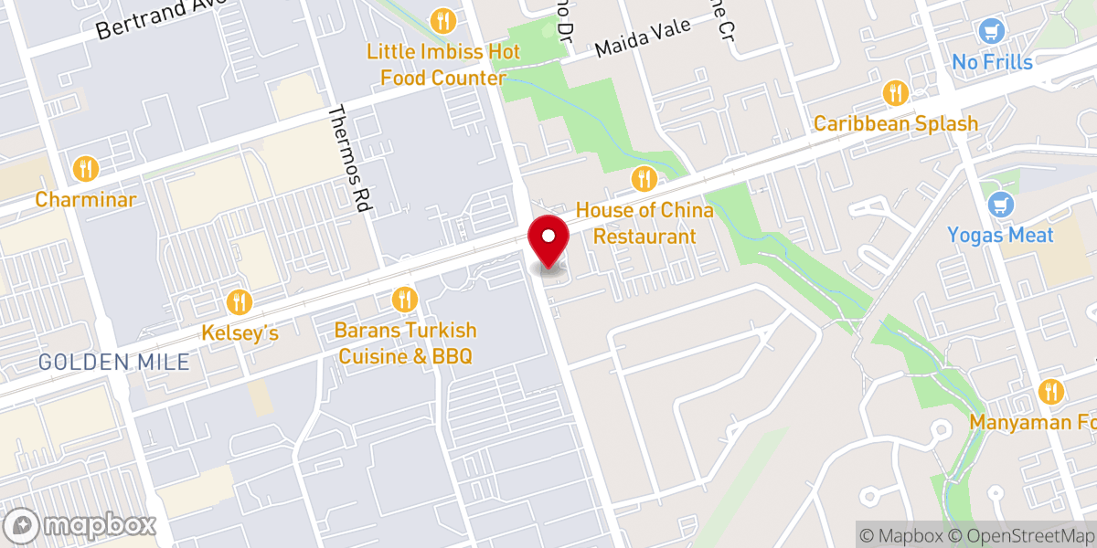 Map showing location of Westminster Presbyterian Church
