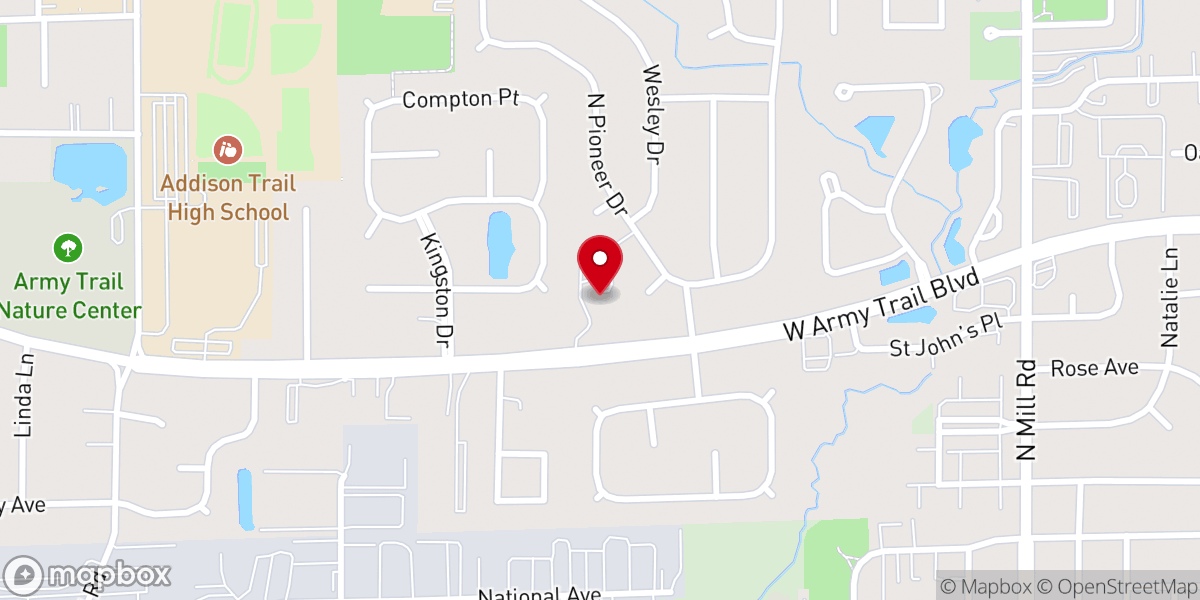Map showing location of Good Samaritan United Methodist Church