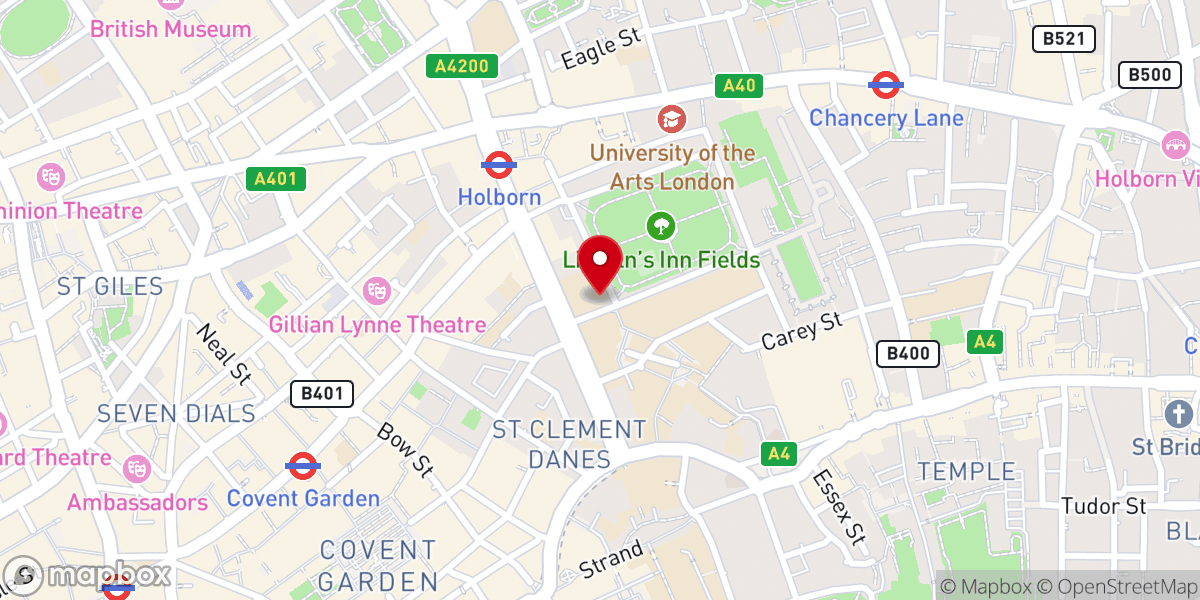 Map showing location of Grace London | Holborn