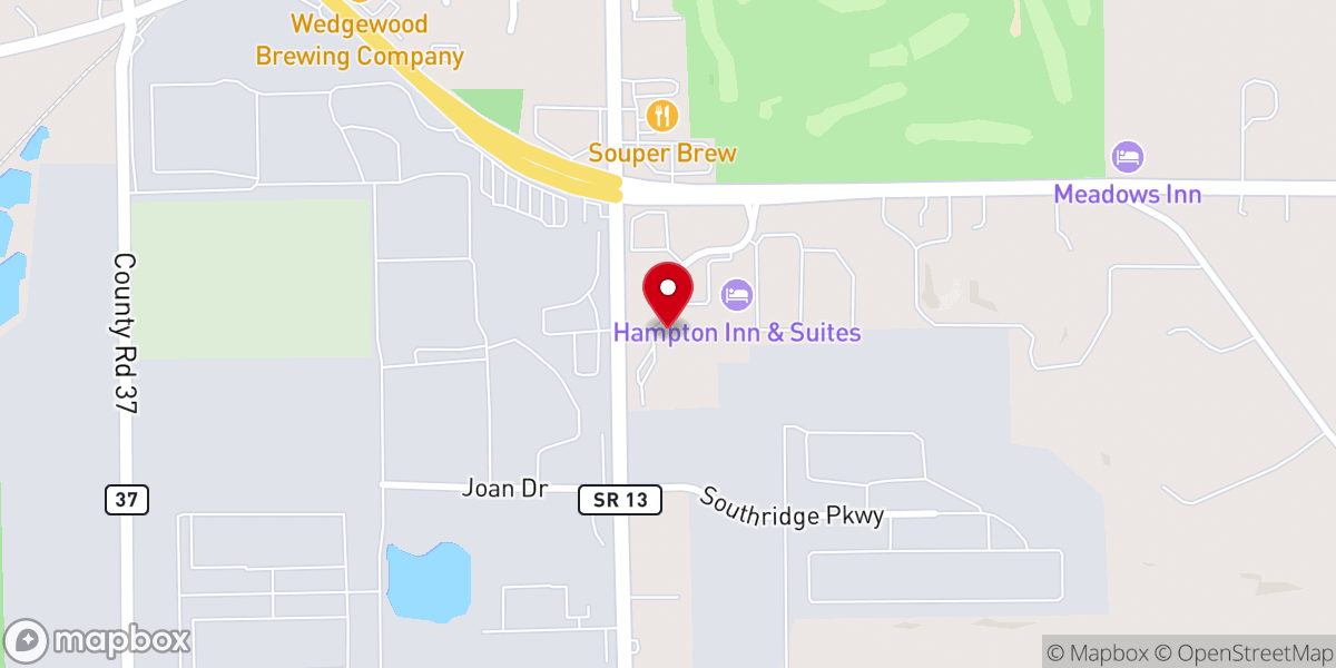 Map showing location of The Carpenter's House