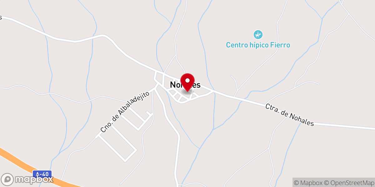 Map showing location of Iglesia del Santo Cristo de la Cruz