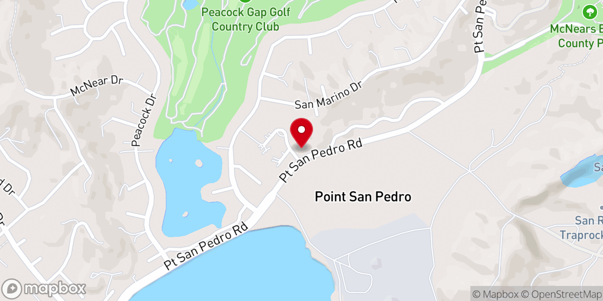 Map showing location of Saint Sylvester Chapel (St. Raphael Parish)