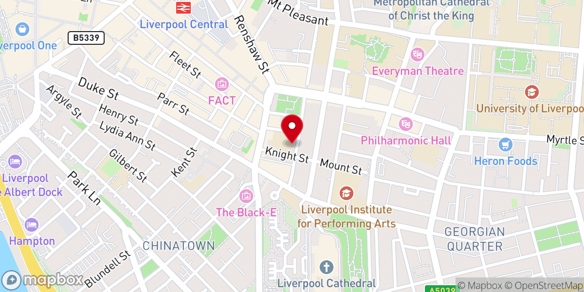 Map showing location of C3 Liverpool
