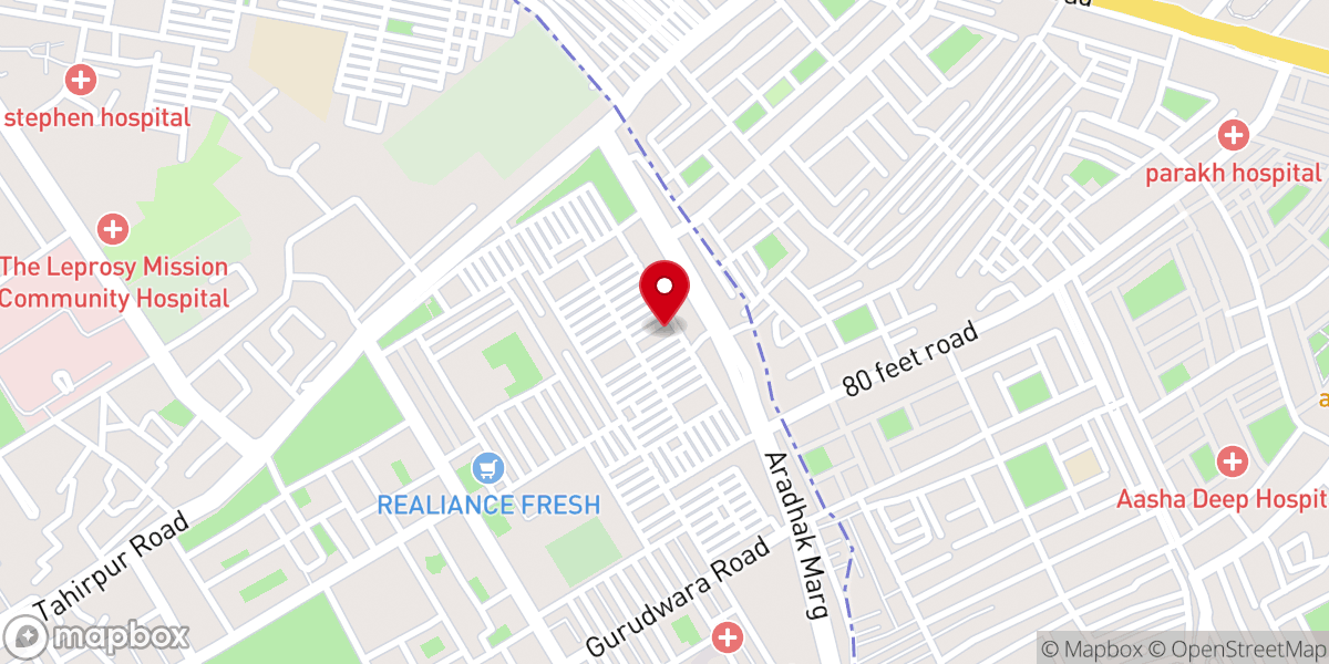 Map showing location of Shalem Pentecostal Church of God