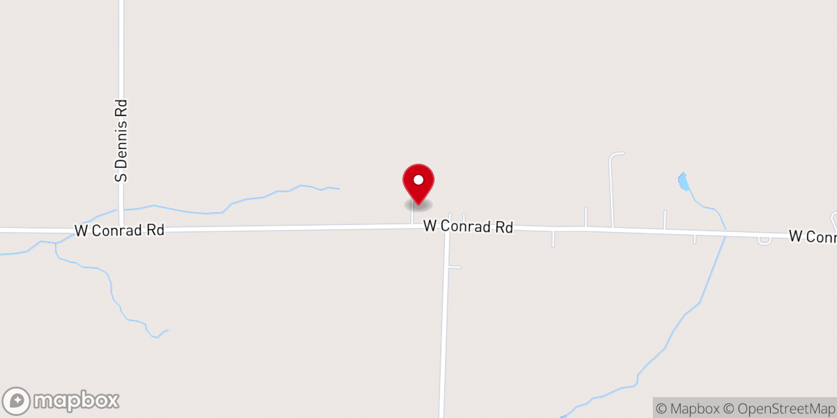 Map showing location of Trillium Creek Rustic Barn Venue