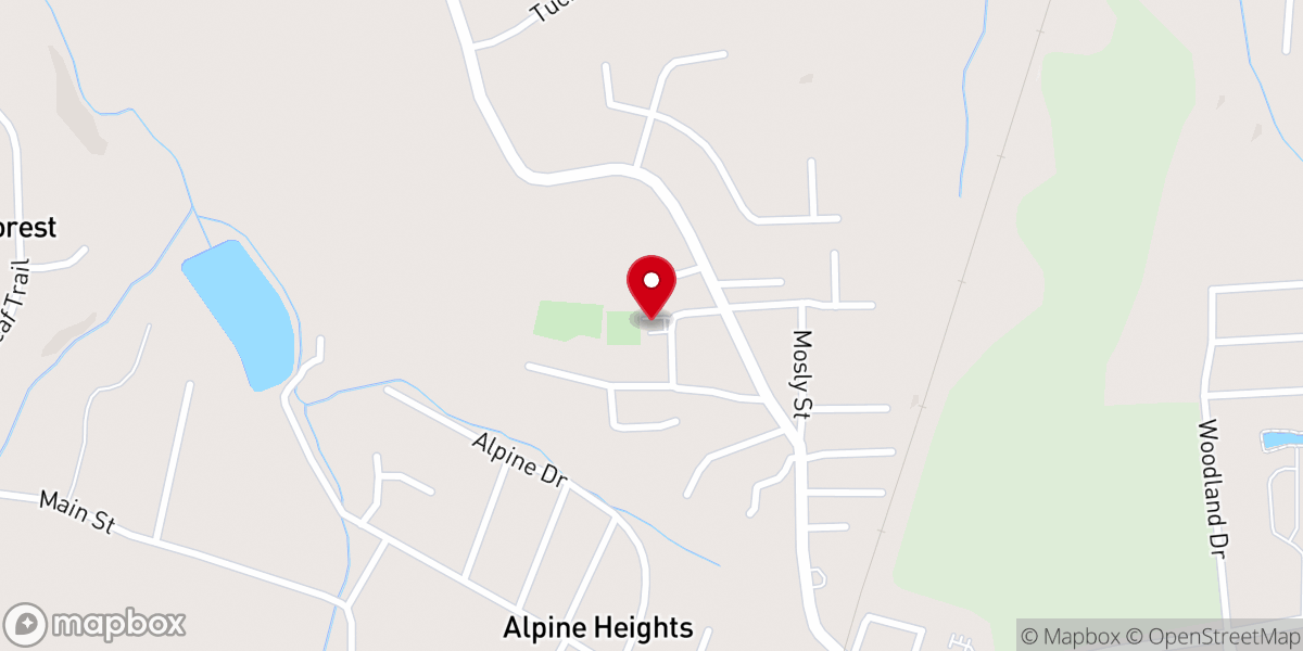 Map showing location of Allen Temple AME Church - former location