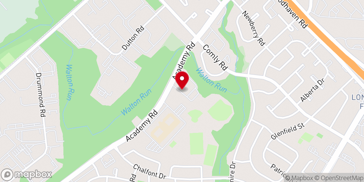 Map showing location of St Martha's Rectory