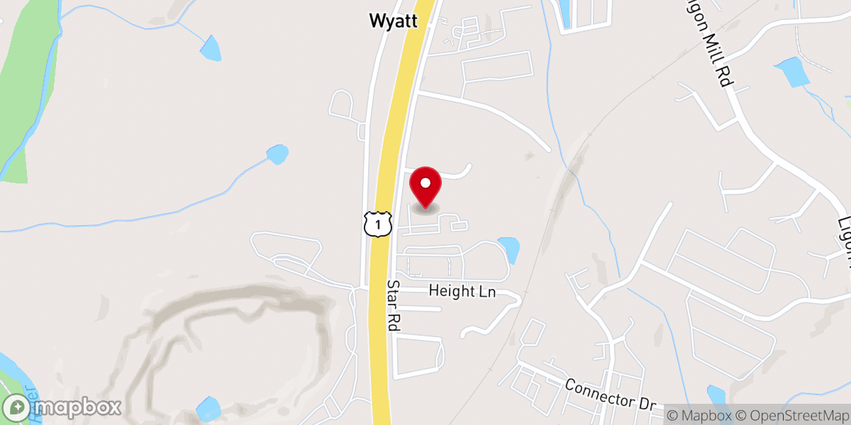 Map showing location of Living Word Family Church