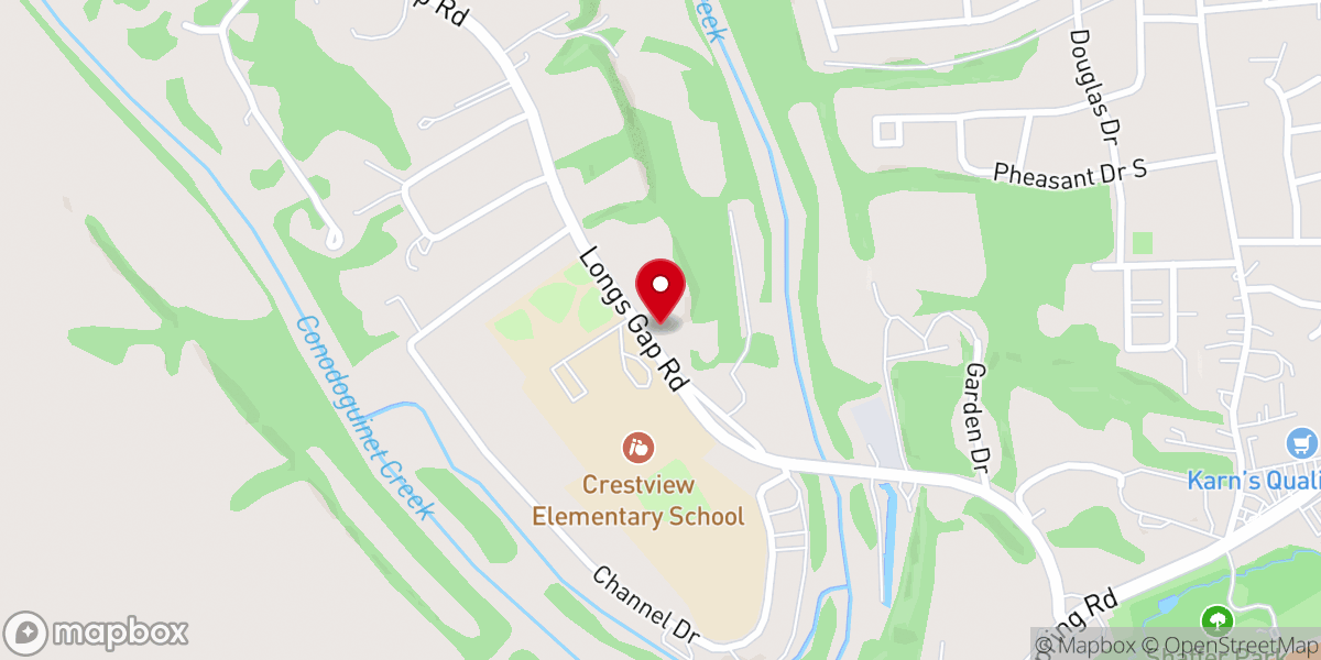 Map showing location of Primera Iglesia Hispana MI CASA DE ORACION