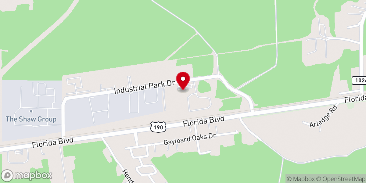 Map showing location of Martin Brower Distribution Center