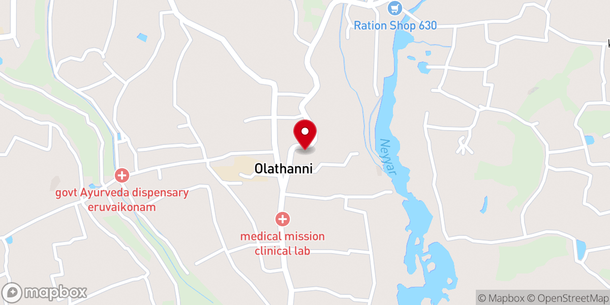 Map showing location of Revival Fire Light Ministries