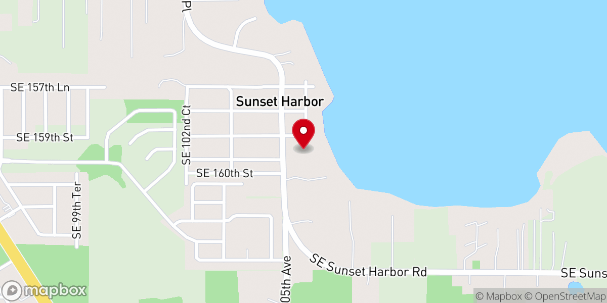 Map showing location of Hope Lutheran Church - Lake Weir Campus