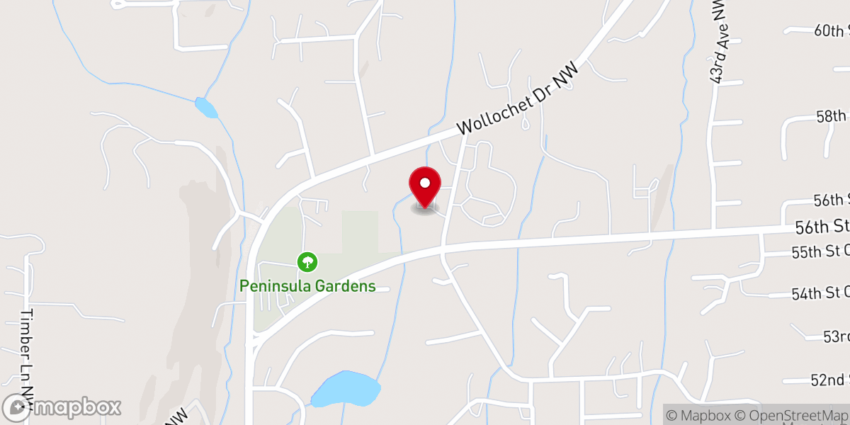 Map showing location of Discovery Bible Church