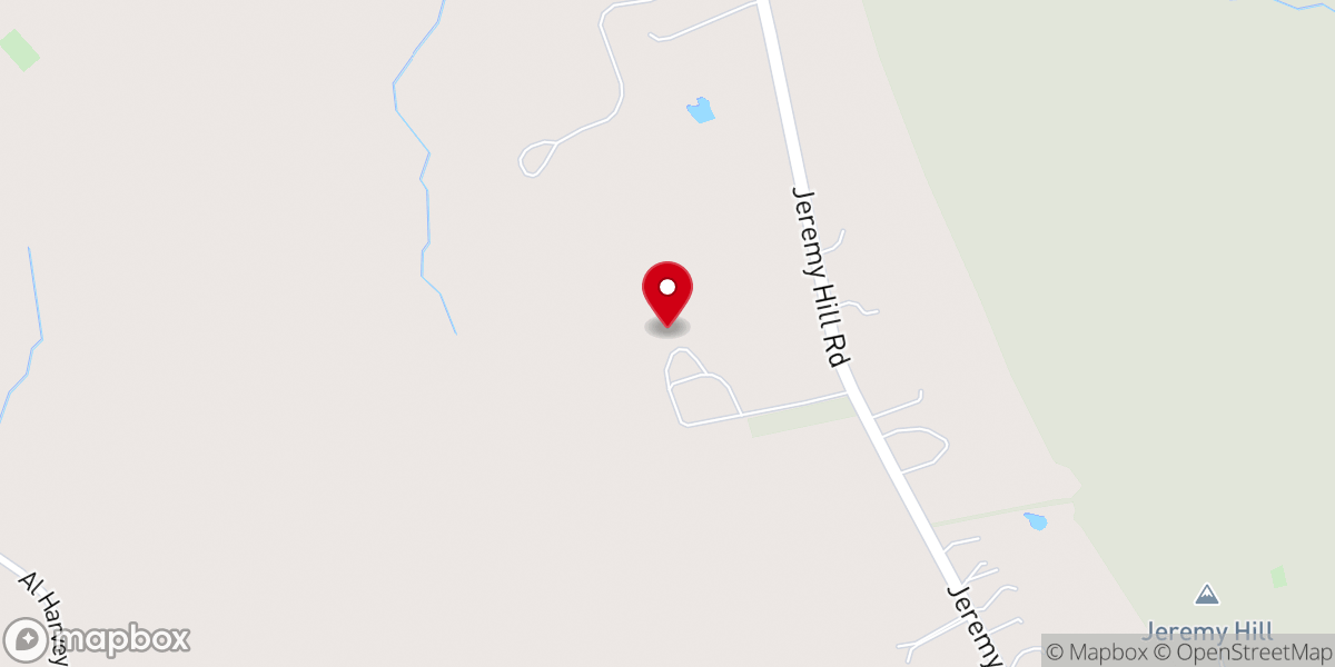 Map showing location of North Stonington Bible Church