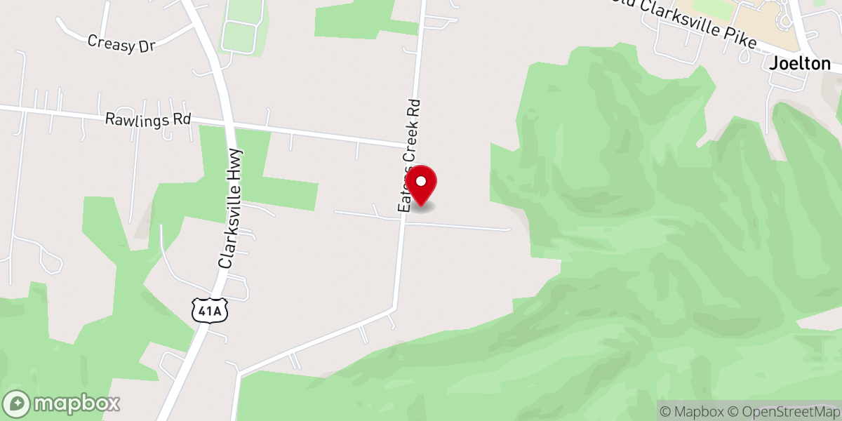 Map showing location of Joelton Church of the Nazarene