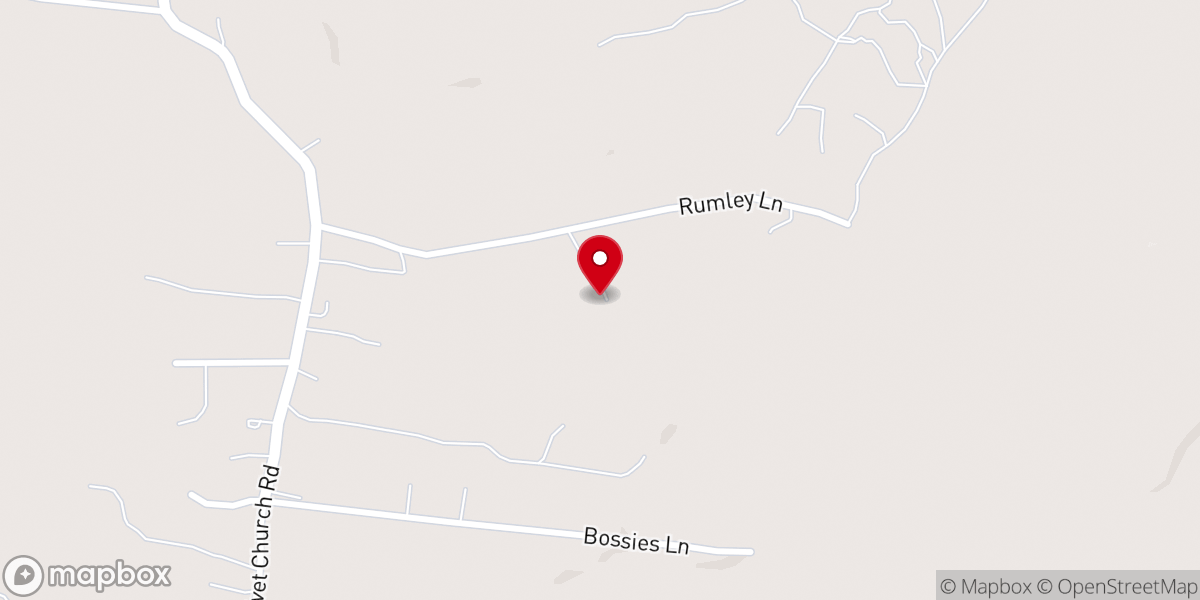 Map showing location of Fellowship Church