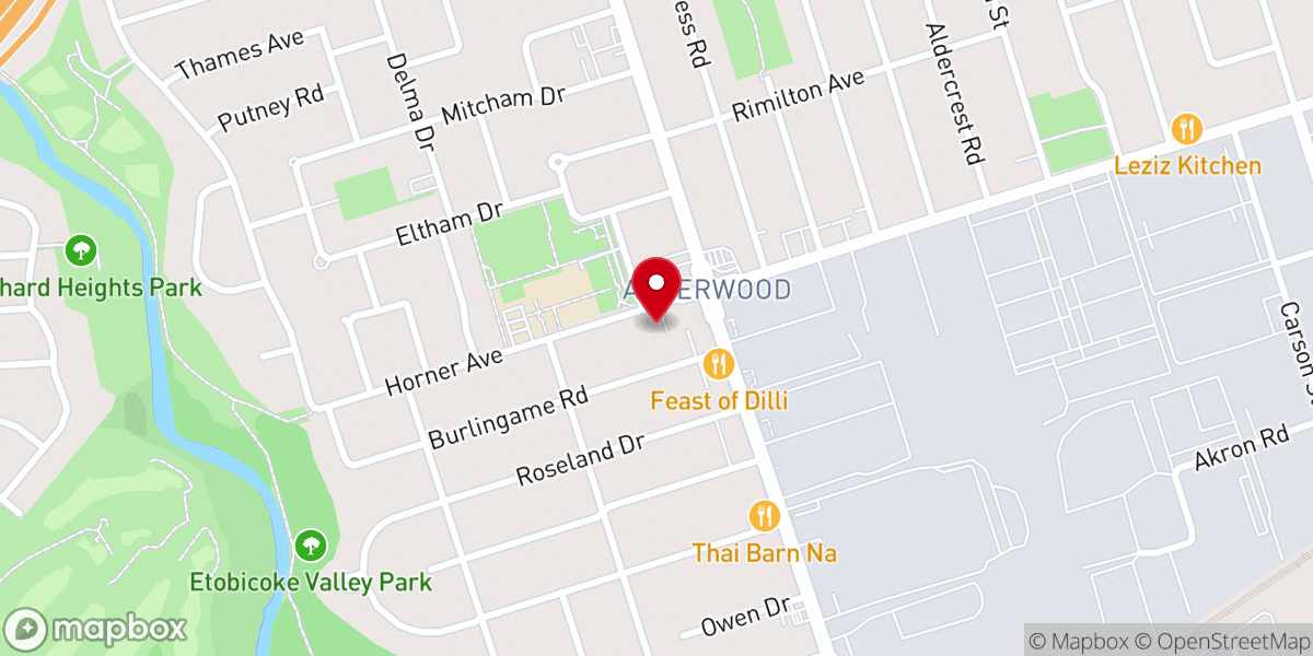 Map showing location of Bethel Seventh-Day Adventist Church