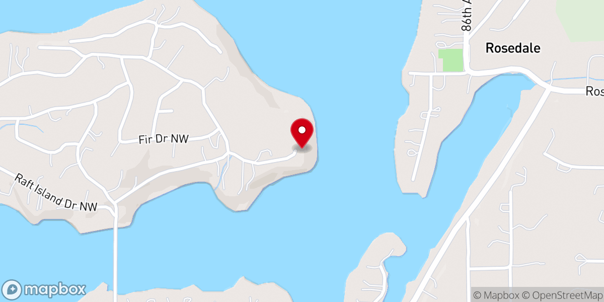 Map showing location of All Saints Camp and Retreat Center