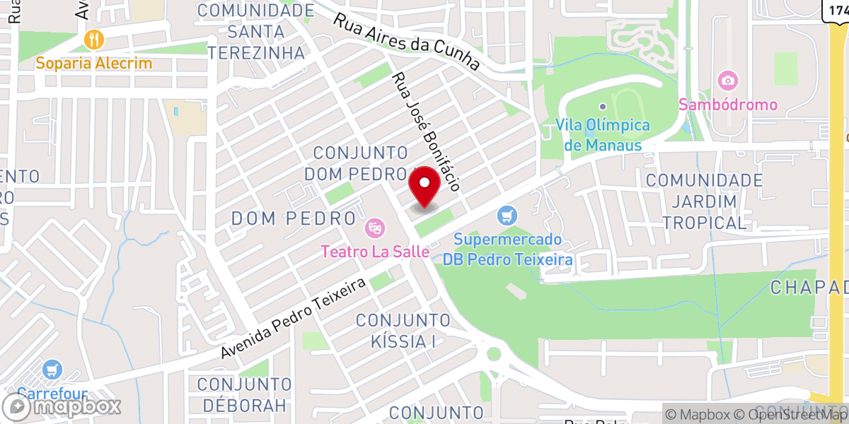 Map showing location of Paróquia Nossa Senhora Rainha dos Apóstolos