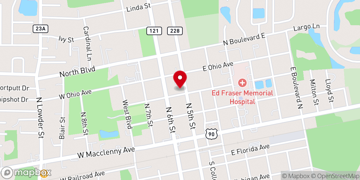 Map showing location of Kingdom house