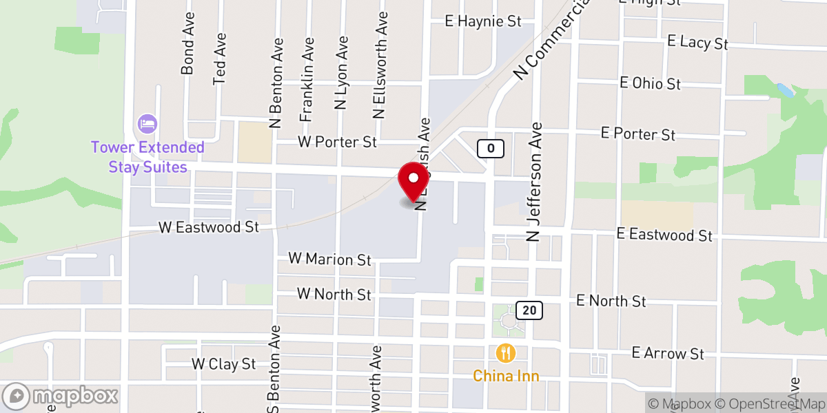 Map showing location of Iglesia De Dios Libres Por Cristo