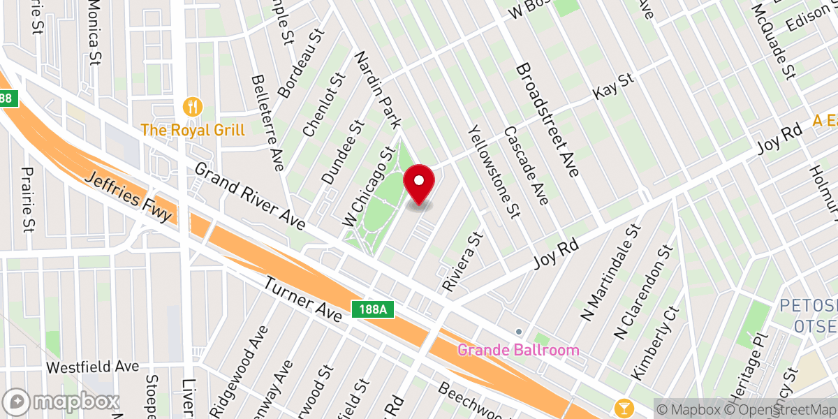 Map showing location of Ebenezer Church