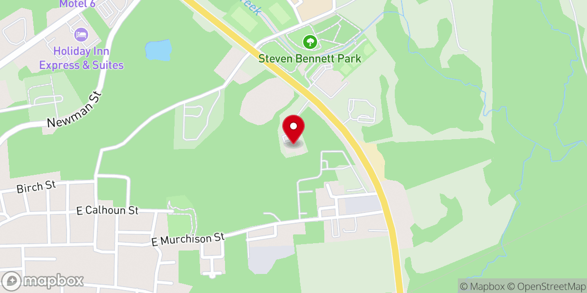 Map showing location of Christ Community Church
