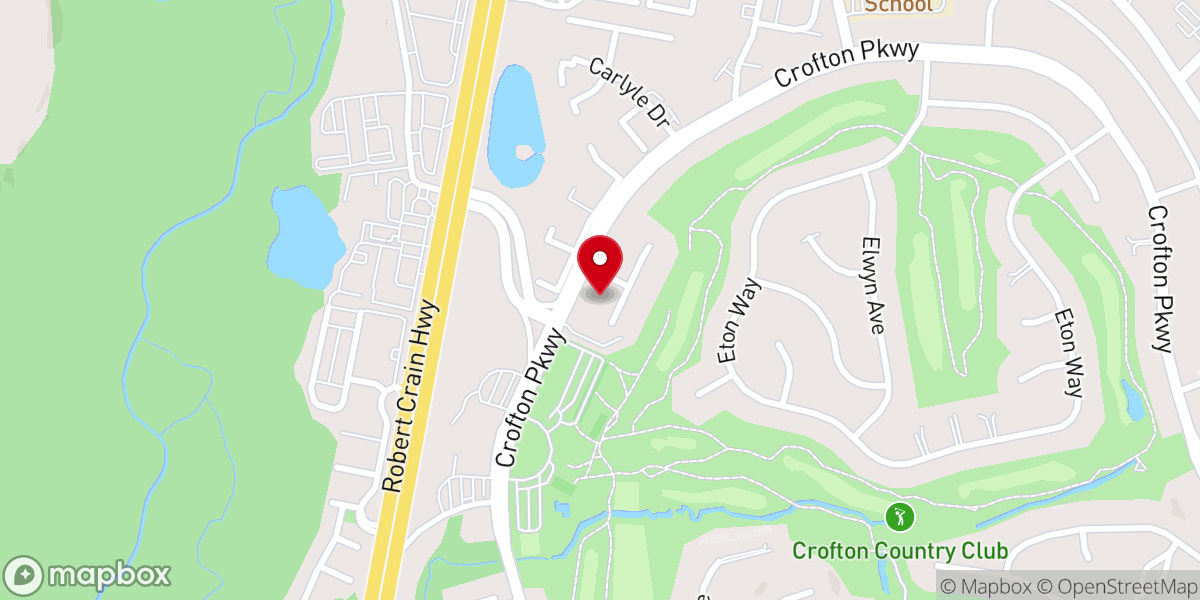 Map showing location of Prince of Peace Presbyterian Church