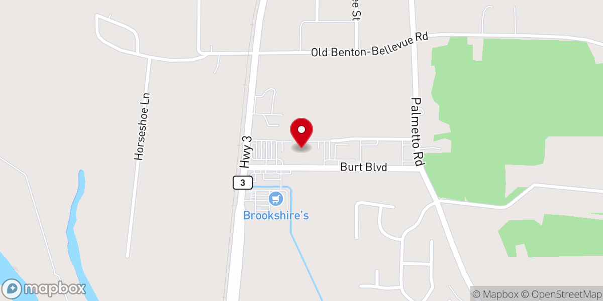 Map showing location of Bossier Parish Police Jury