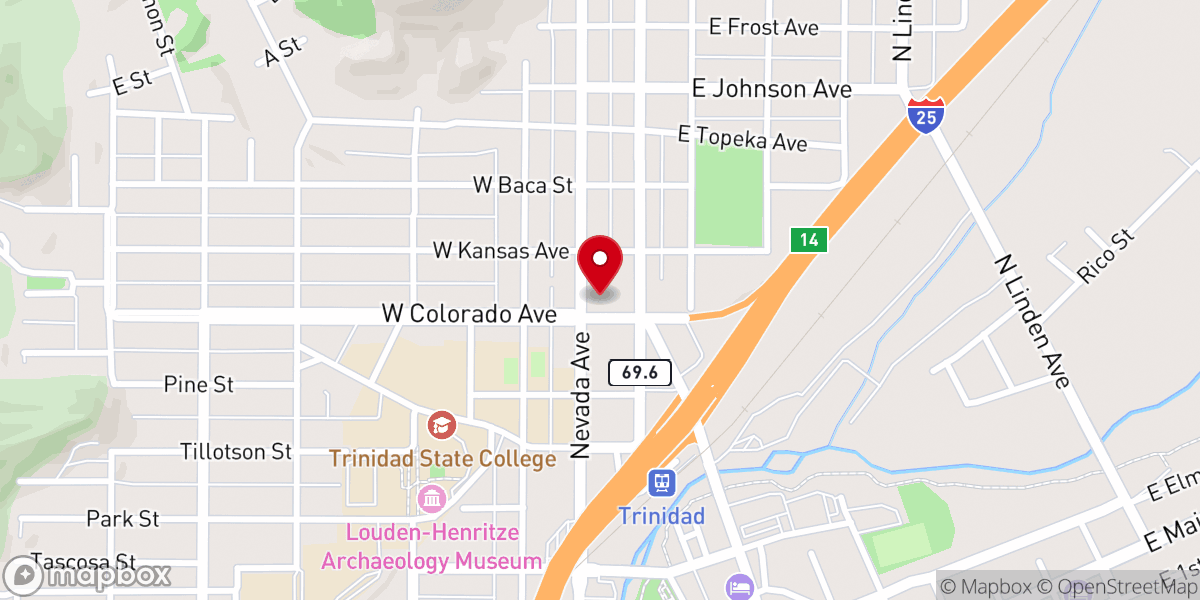 Map showing location of Holy Innocents Catholic Church