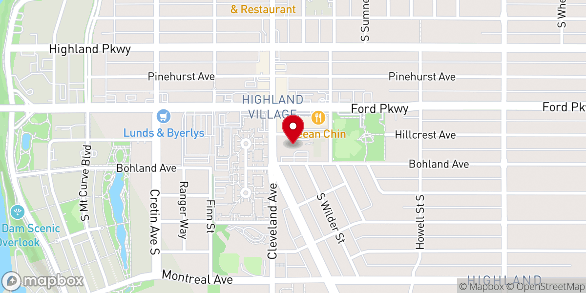 Map showing location of Lumen Christi Catholic Community