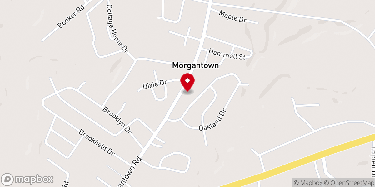 Map showing location of Lovely Lane United Methodist Church
