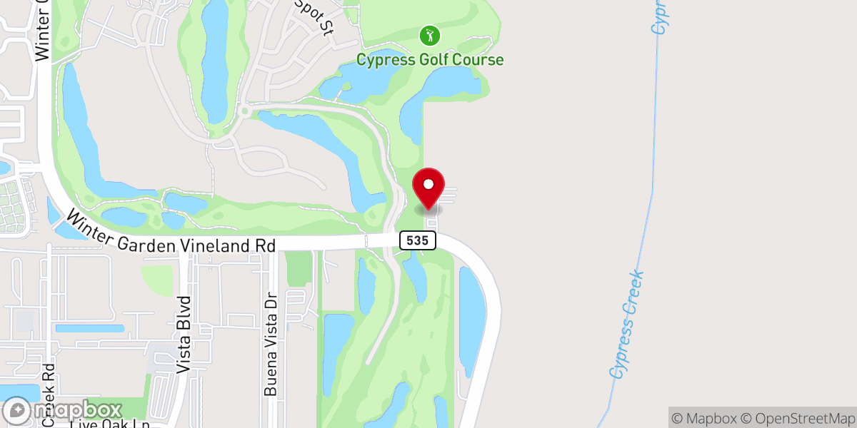 Map showing location of India Pentecostal Church of Central Florida (IPC Orlando)