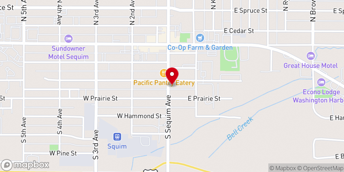 Map showing location of St. Joseph Catholic Church