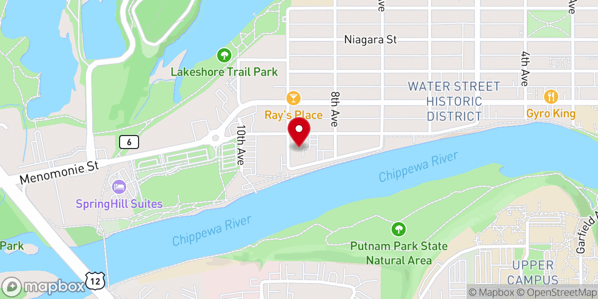 Map showing location of Pentecostal Assembly Church