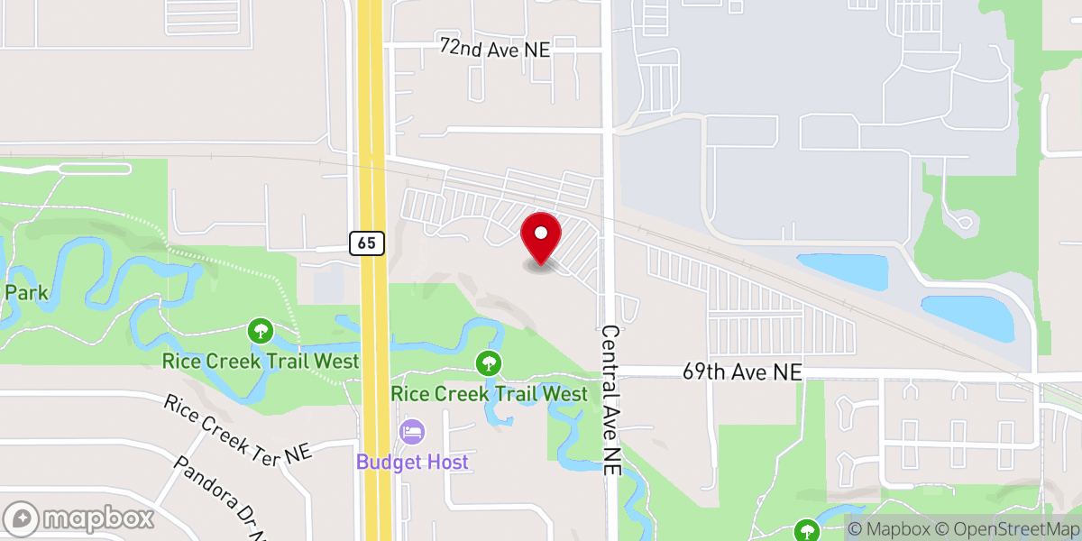 Map showing location of Recreation Fire and Miracles Ministries