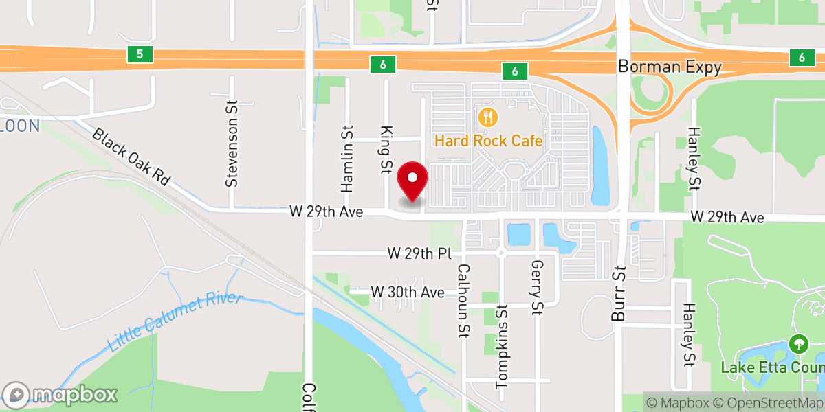 Map showing location of Prayer Outreach Deliverance Church