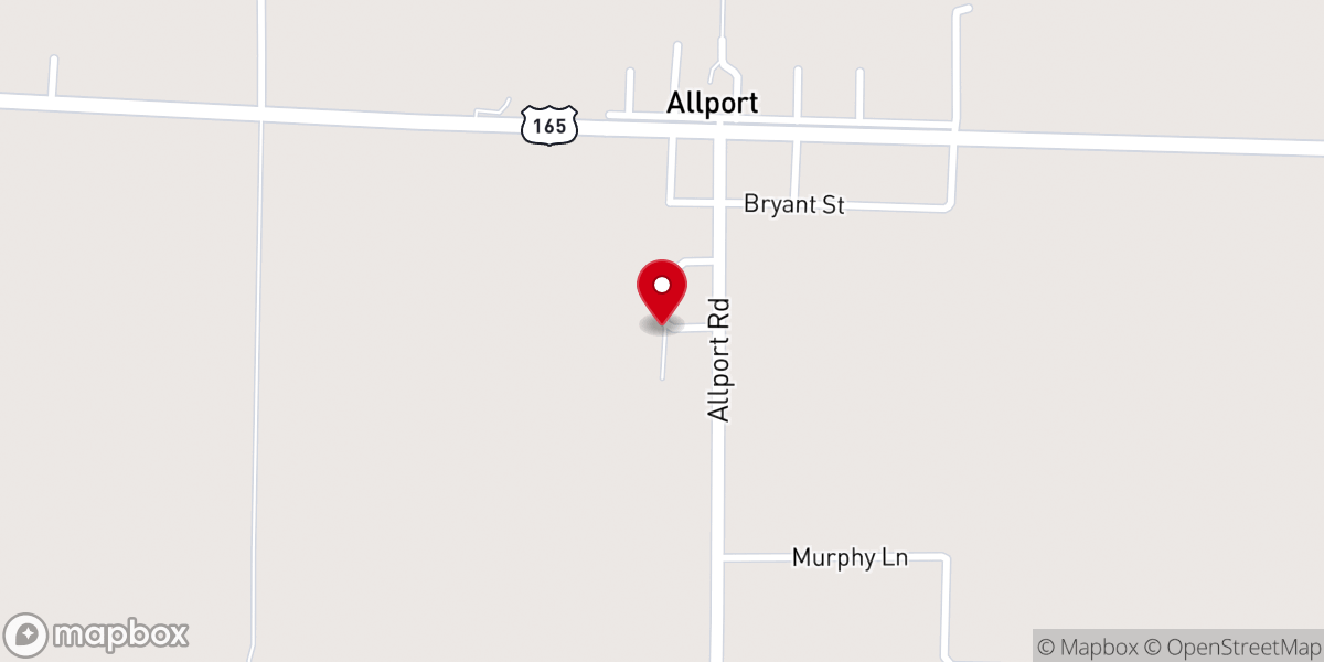 Map showing location of Allport Community Fellowship