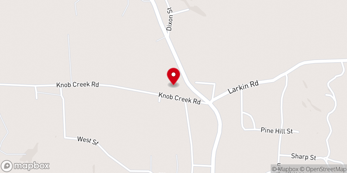 Map showing location of Belview Baptist Church