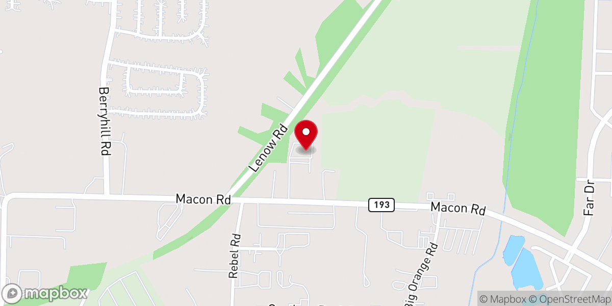 Map showing location of Eagle Heights Community Church