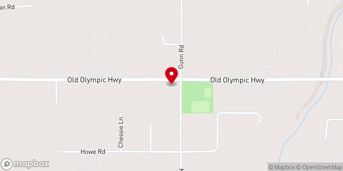 Map showing location of Peninsula Evangelical Friends Church