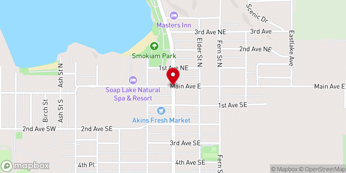 Map showing location of Real Hope Bible Church