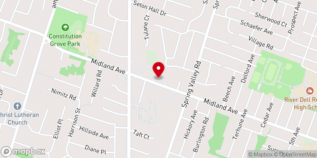 Map showing location of Maranatha Church of the Nazarene