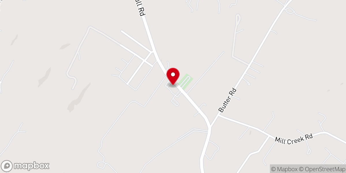 Map showing location of Dover Bethany Global Methodist Church