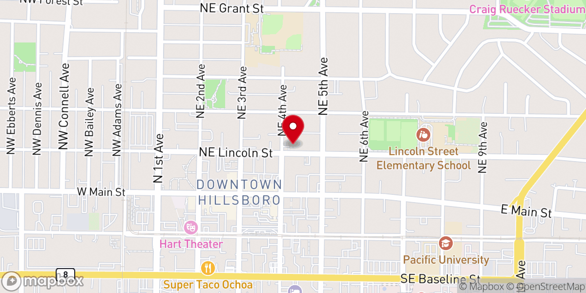 Map showing location of The Chapel Downtown