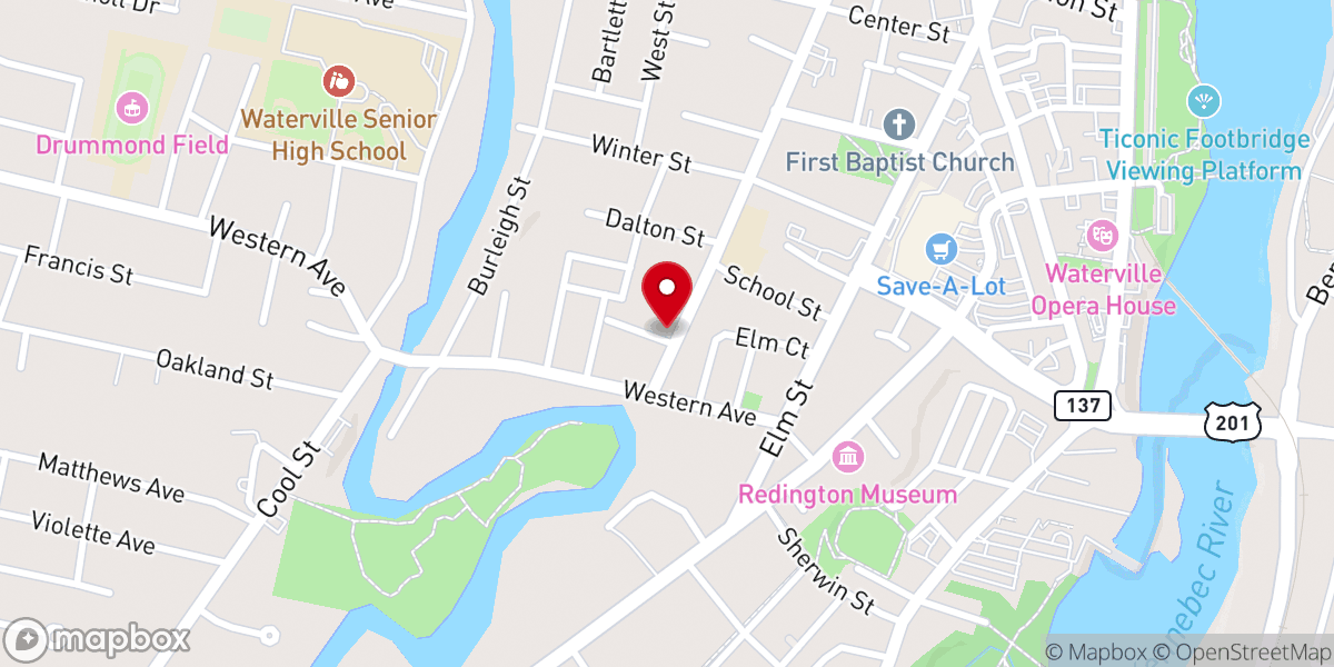 Map showing location of Blessed Hope Advent Christian Church