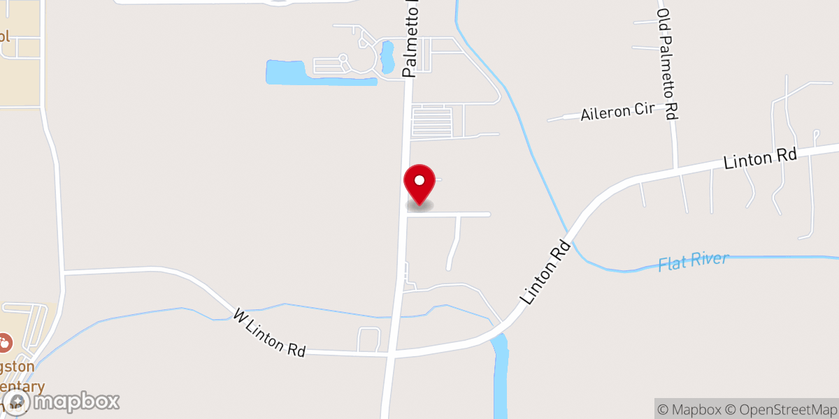 Map showing location of Fellowship Tabernacle